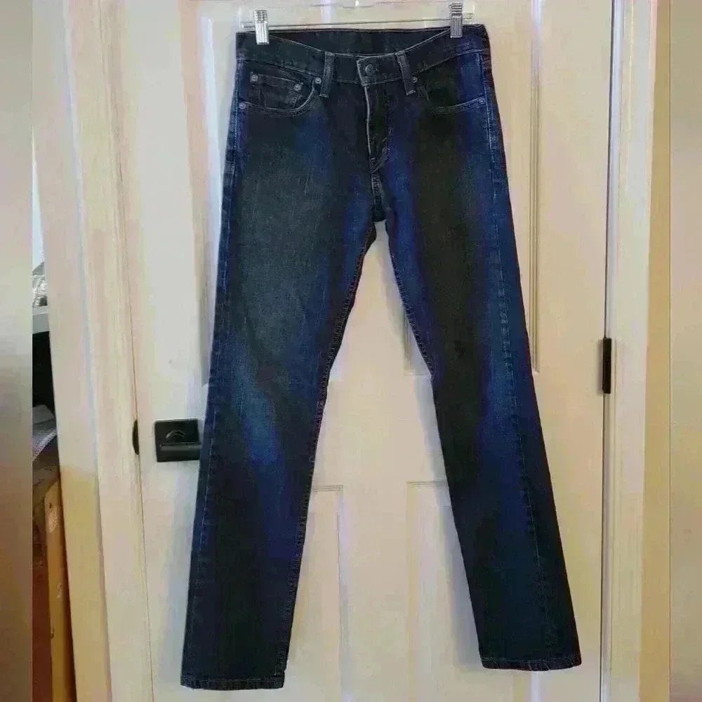 Levis Mens 511 Jeans Black and Silver Tag